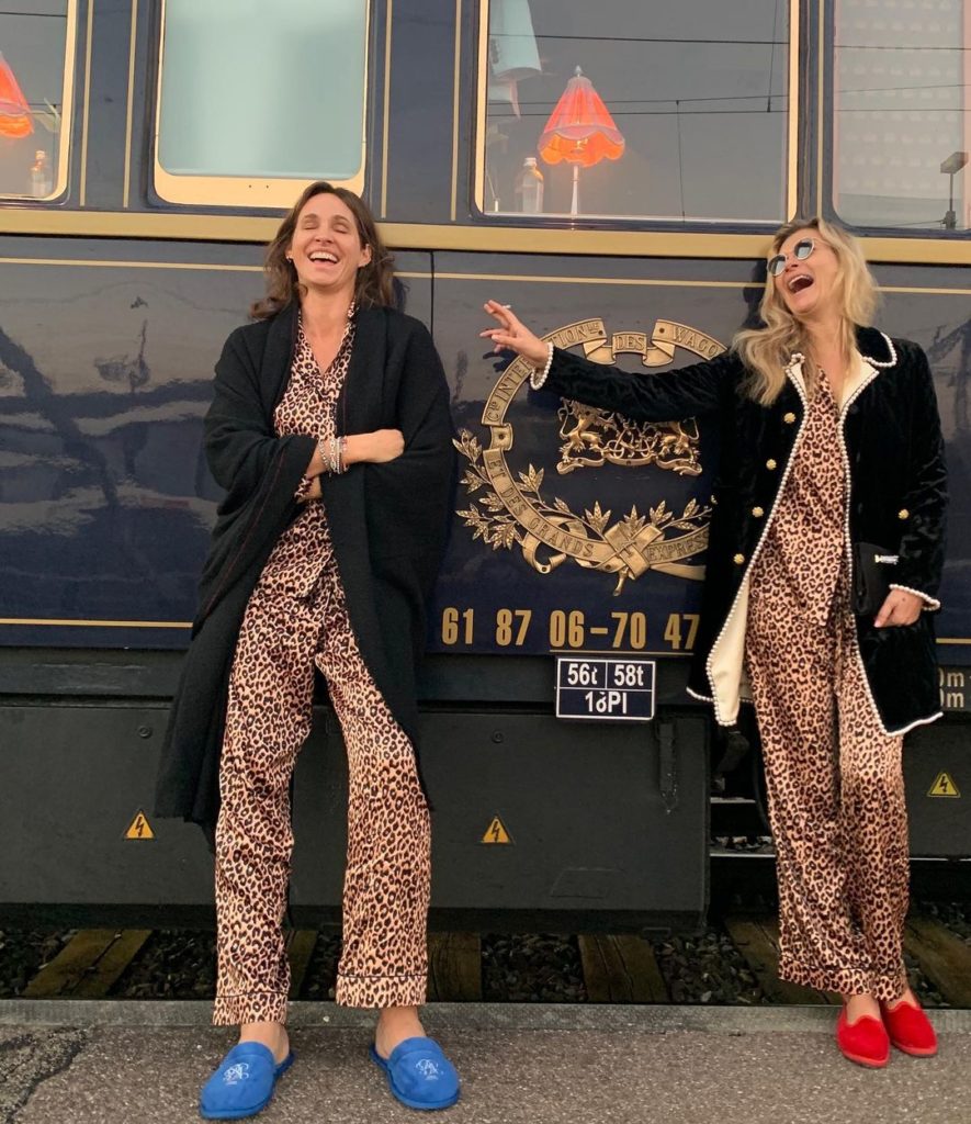 Kate Moss on the VSOE train