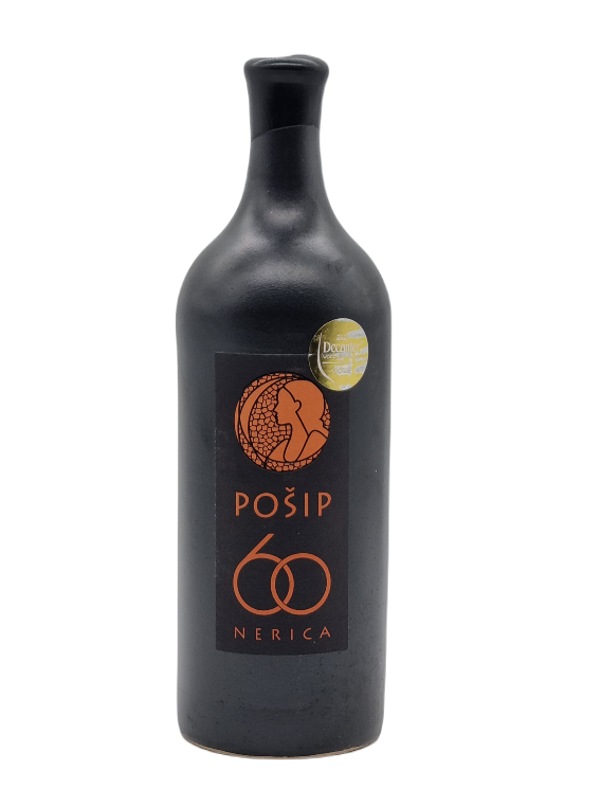 Orange wine bottle - Nerica Vina’s Pošip 60 2020 