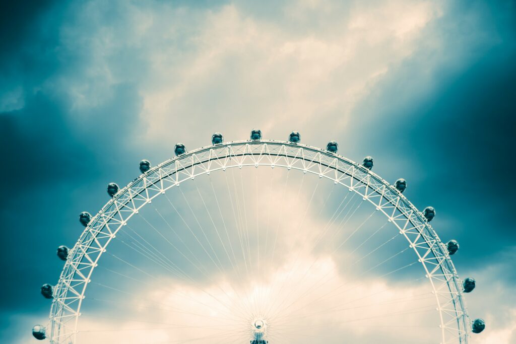 The London Eye, in London, UK