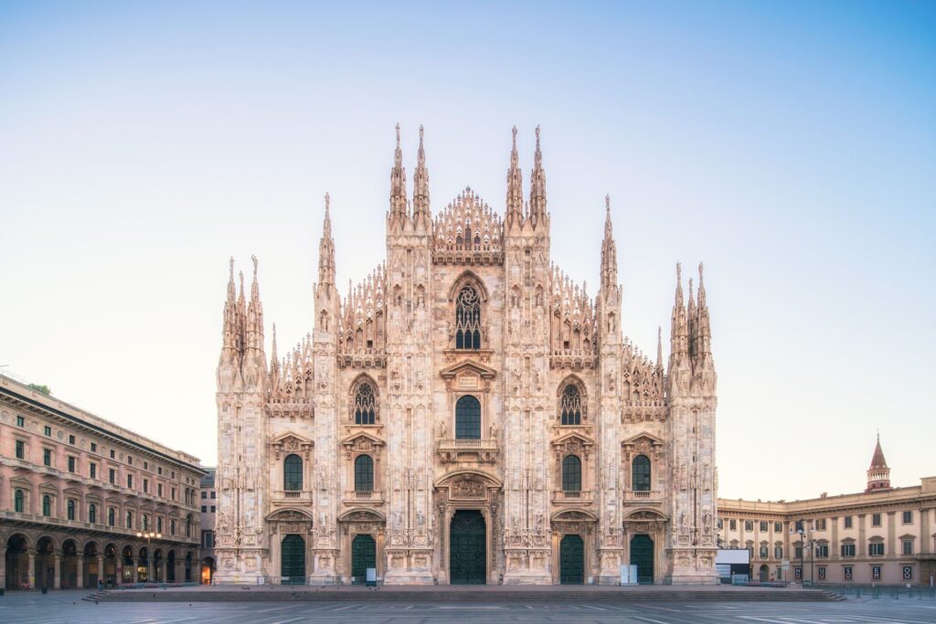 Milan Cathedral, Duomo di Milano at dawn