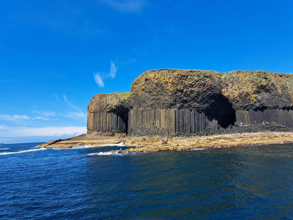 Fingla's Cave, Scotland by the water's edge