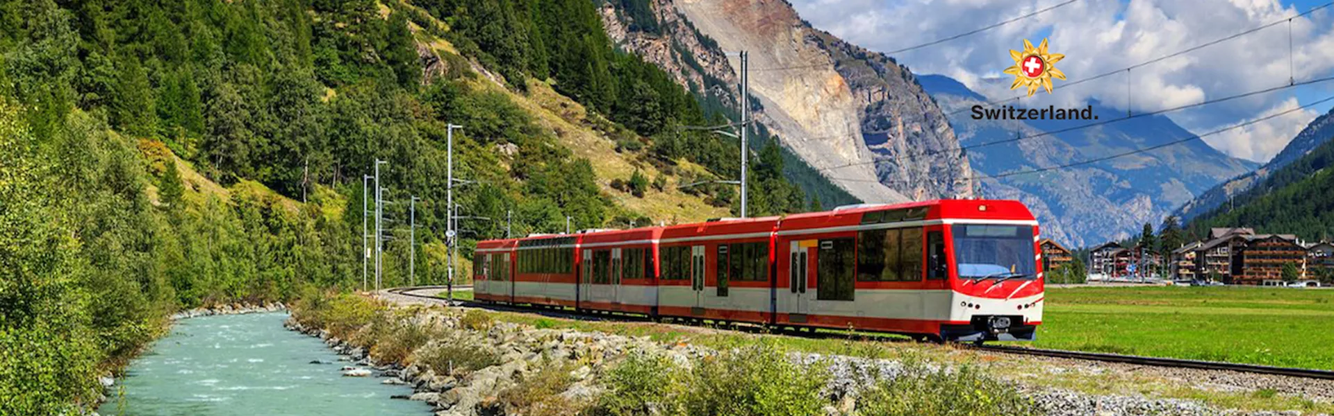 Switzerland Train With Logo
