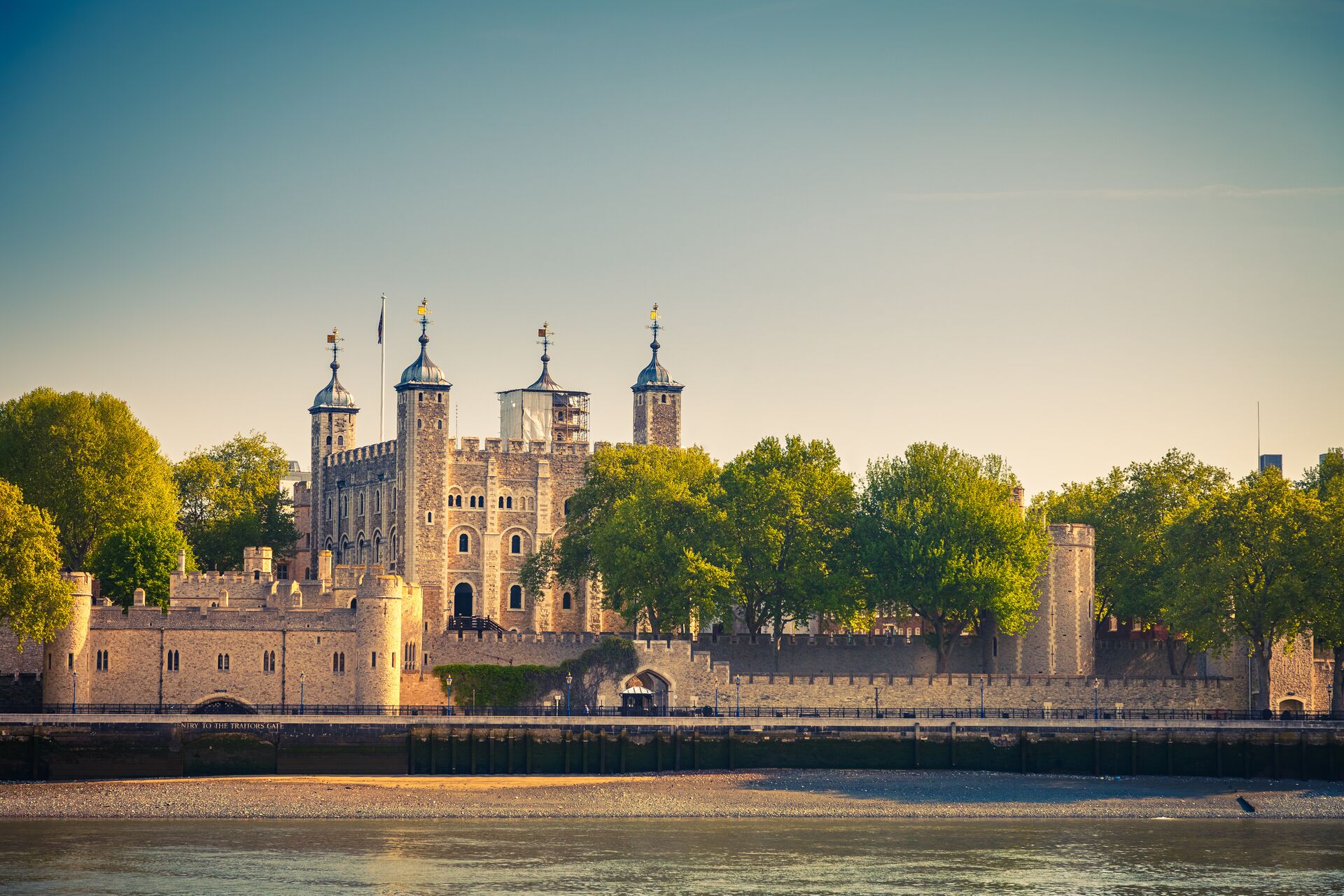 Tower Of London Along The North Shore Of The River Thames 155983878