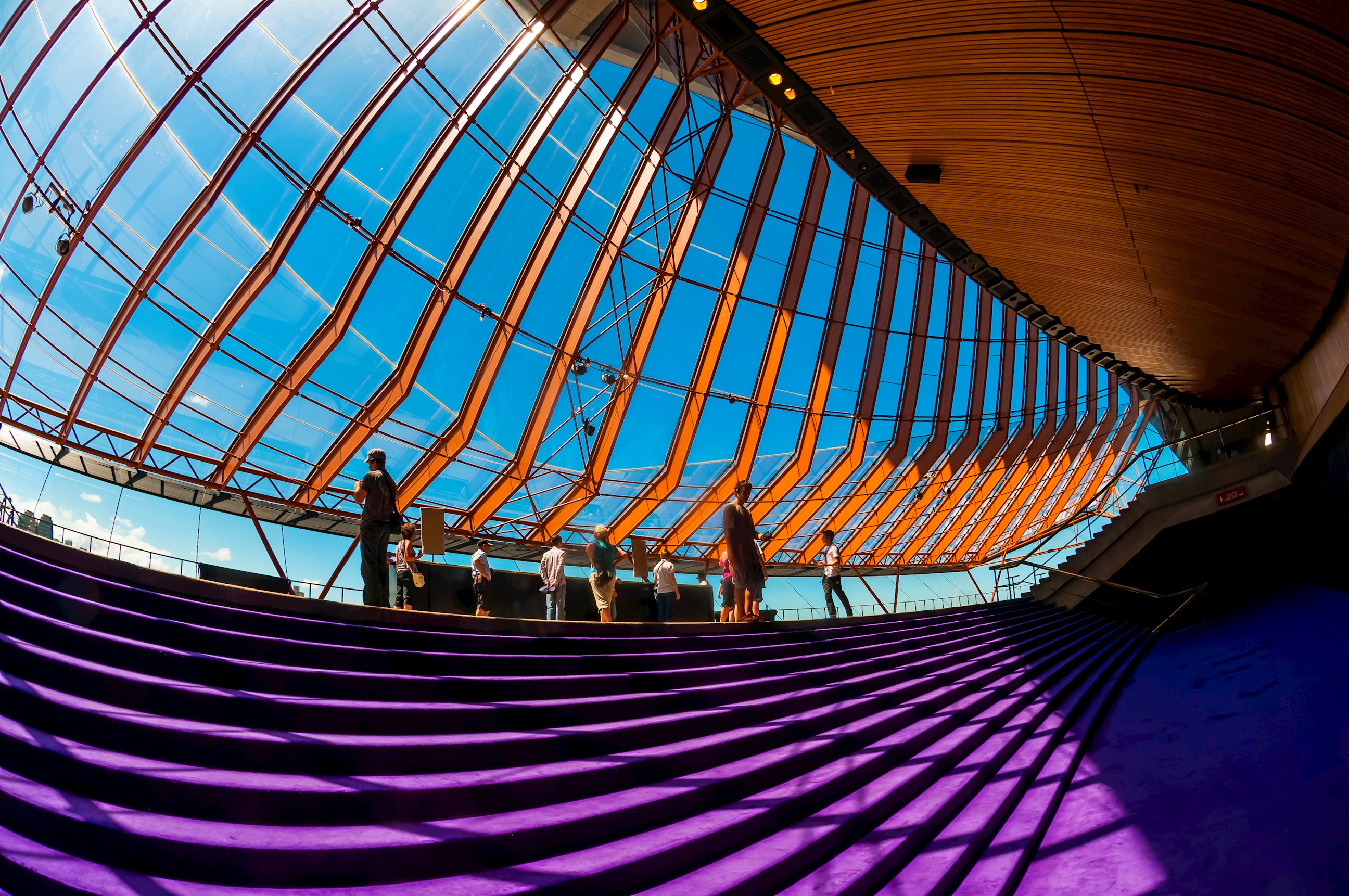 Interior of Sydney Opera House in Sydney, Australia