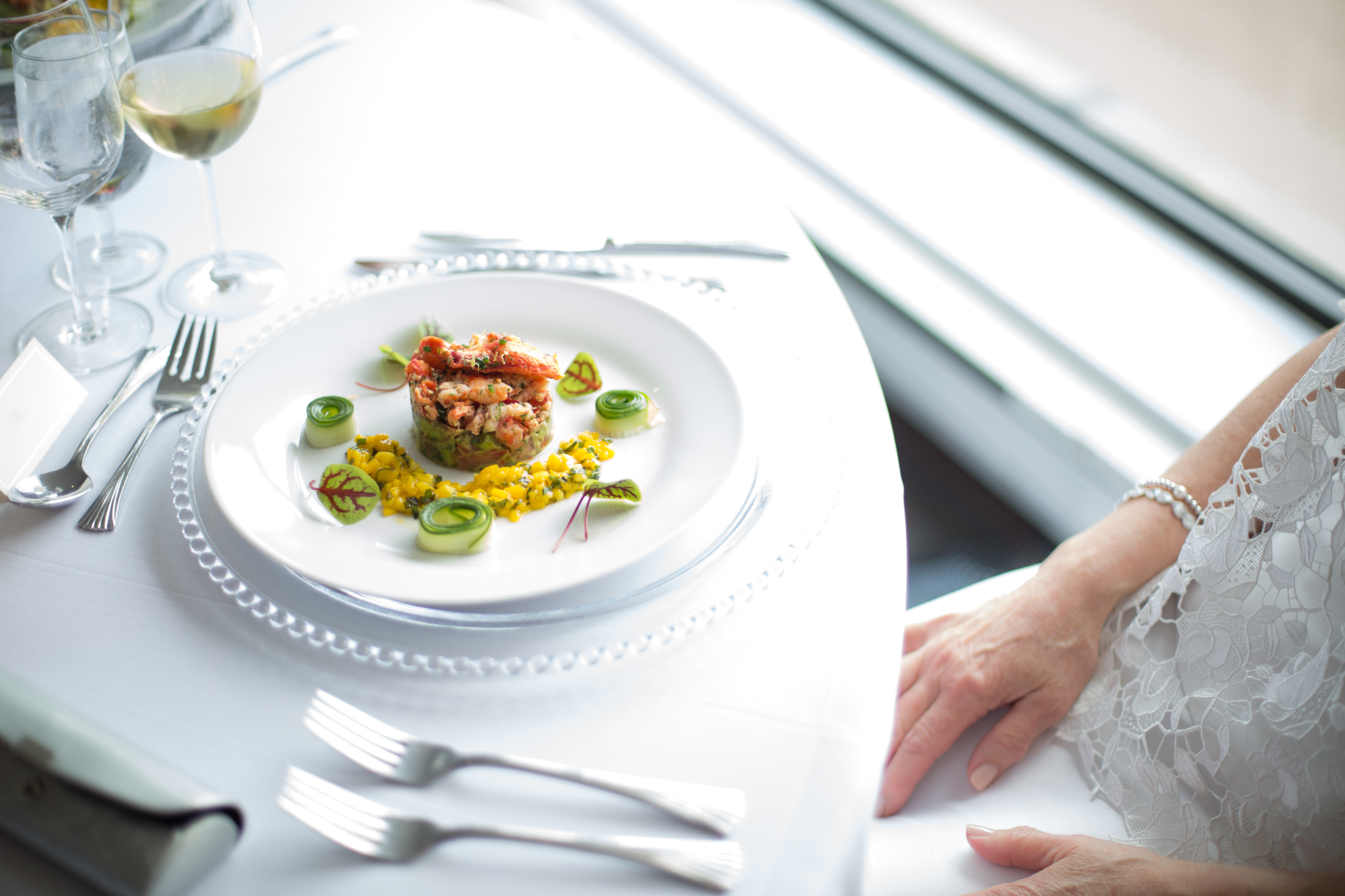 Dining in Italy with Luxury Gold