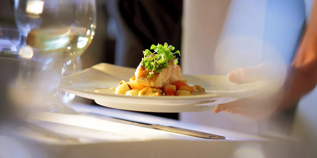 Food and wine at Insua Manor in Viseu, Portugal