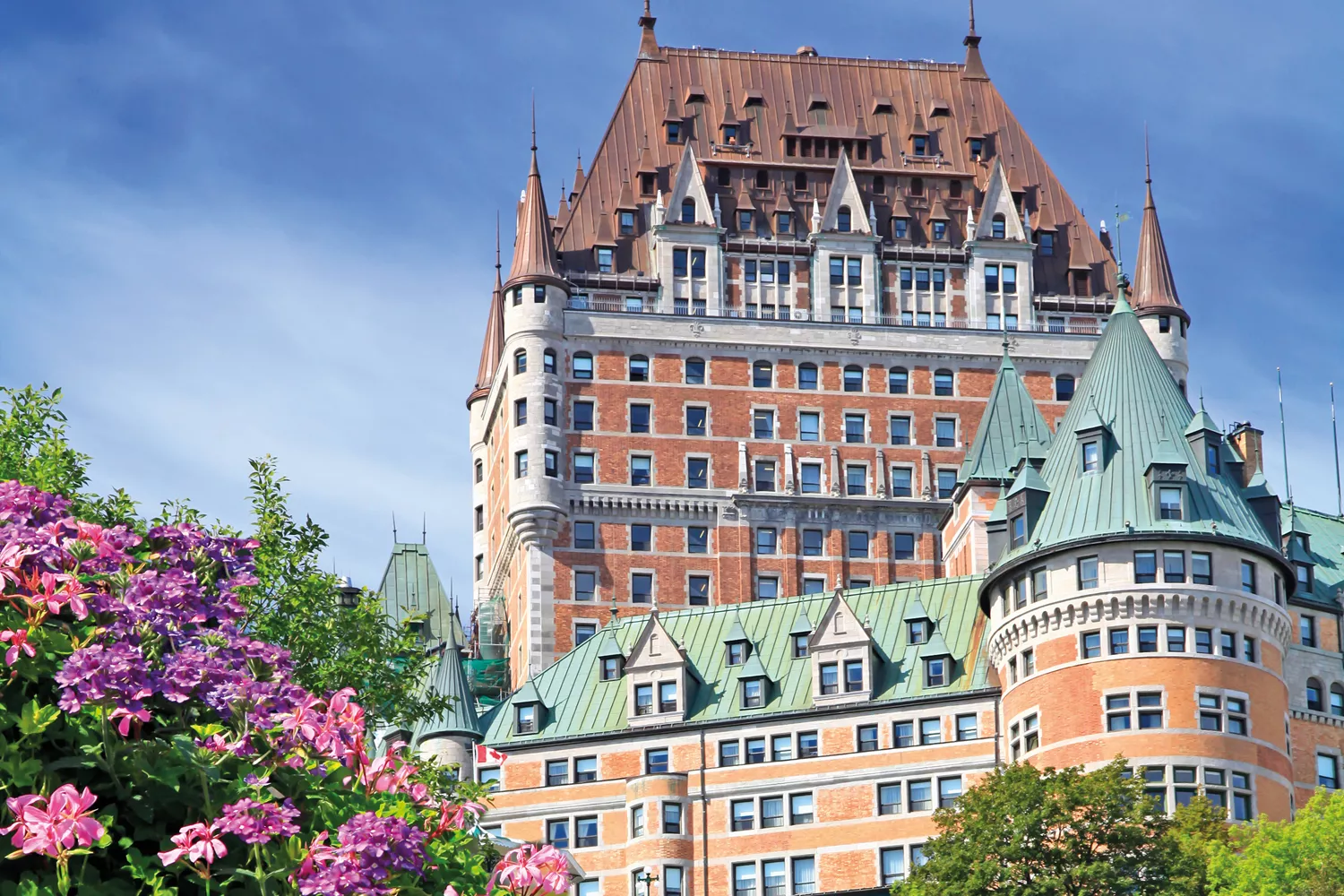 Chateau Frontenac Hotel in Quebec, Canada