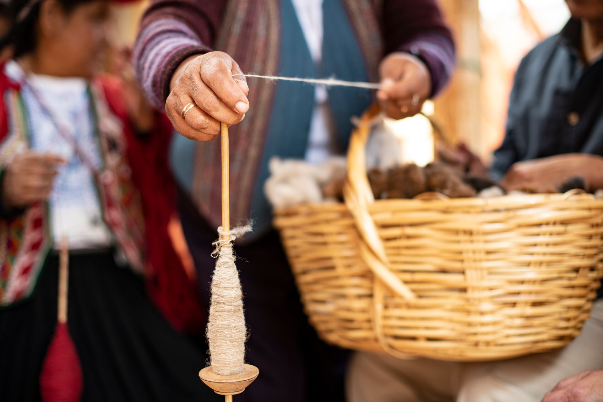 Thread and basket