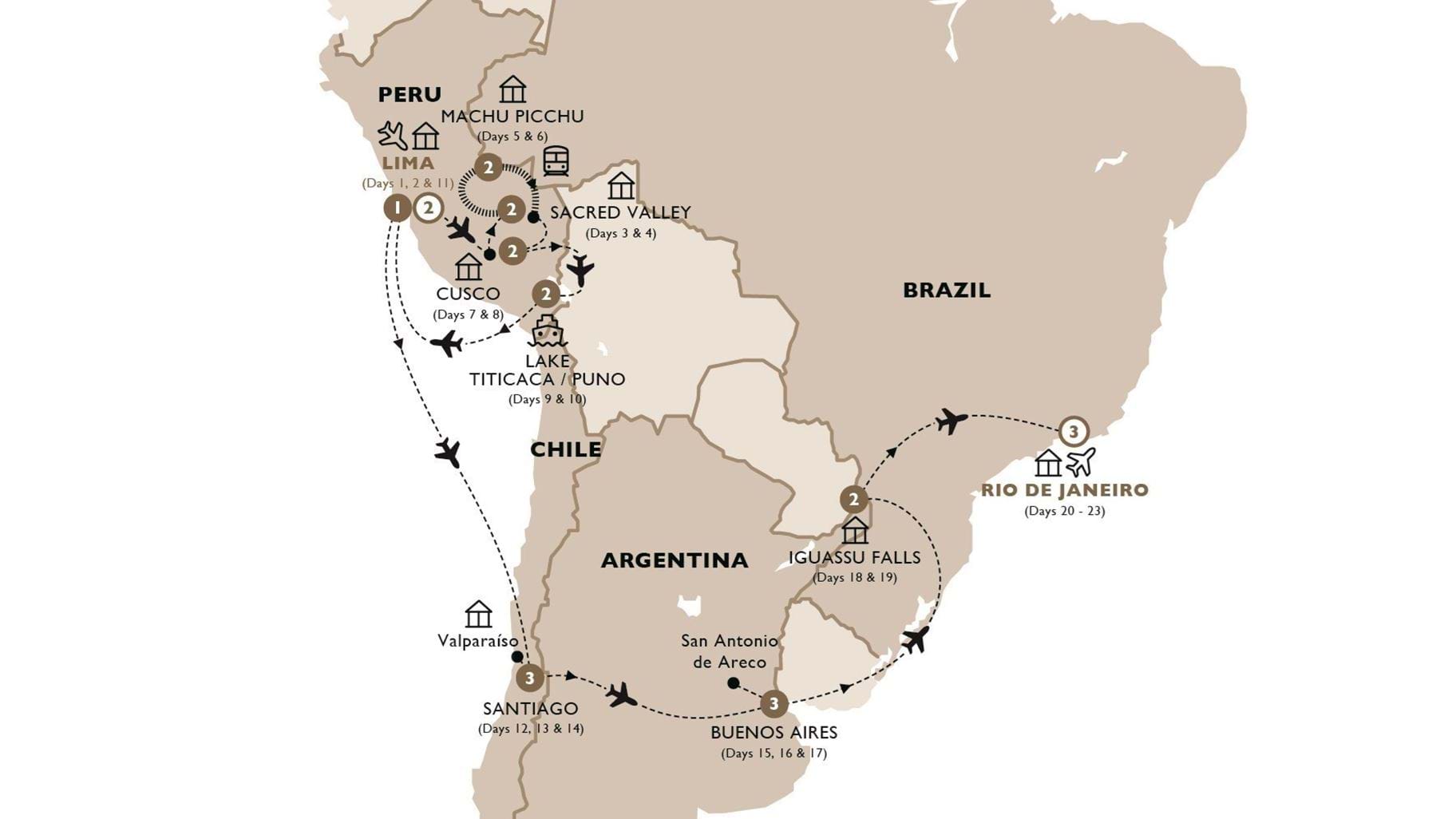 Grand South America Luxury Tour Luxury Gold Grand South America Luxury Tour Luxury Gold