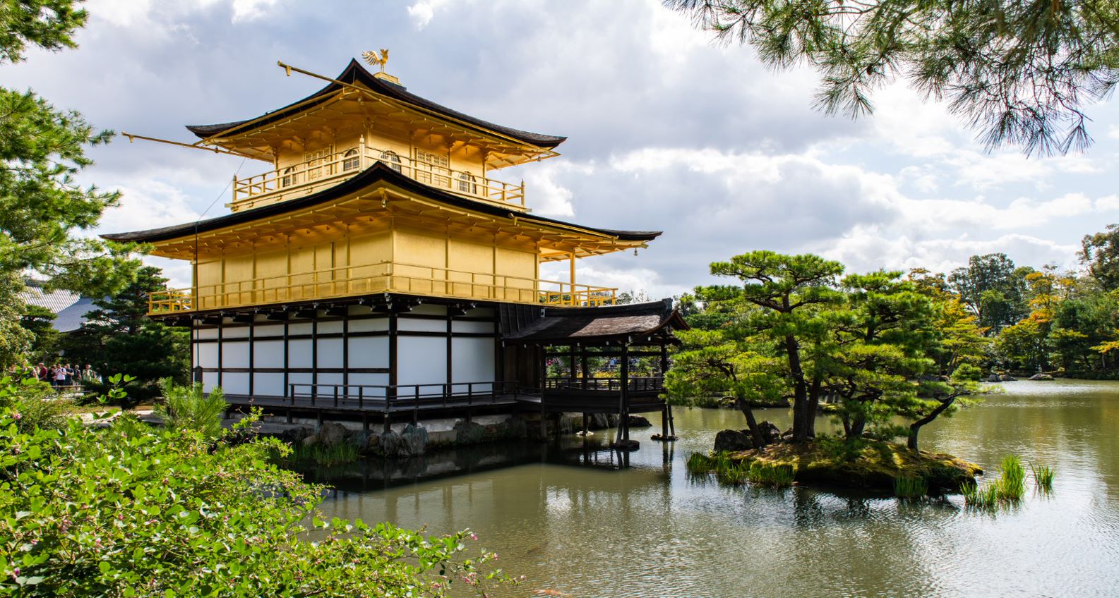 A view of a Buddhist Temple in Japan