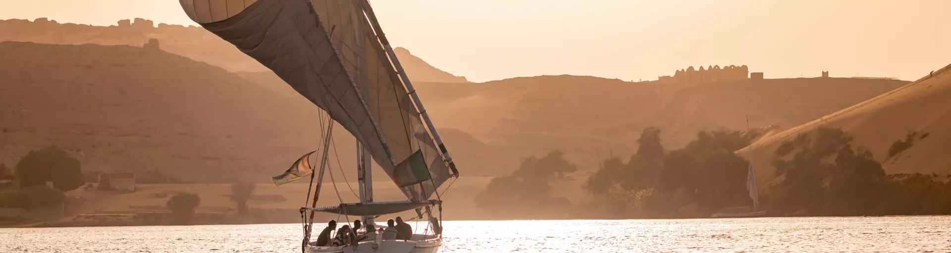 Felucca Sailing Egypt, Africa