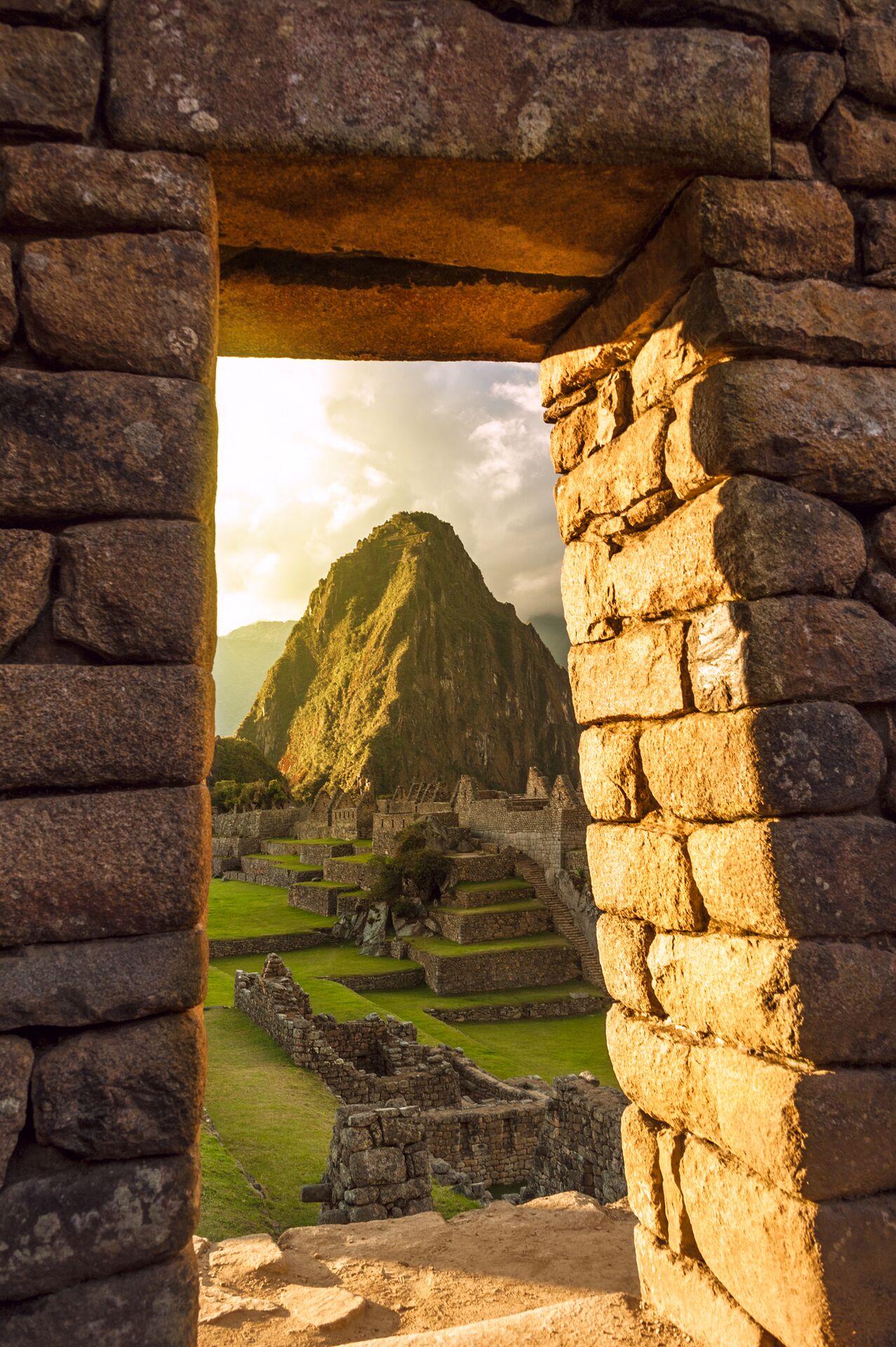Machu Picchu, Inca Ruins in the Sacred Valley, Peru