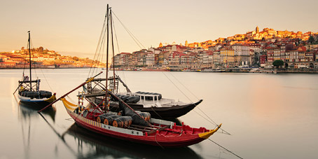 Ships in Porto Portugal
